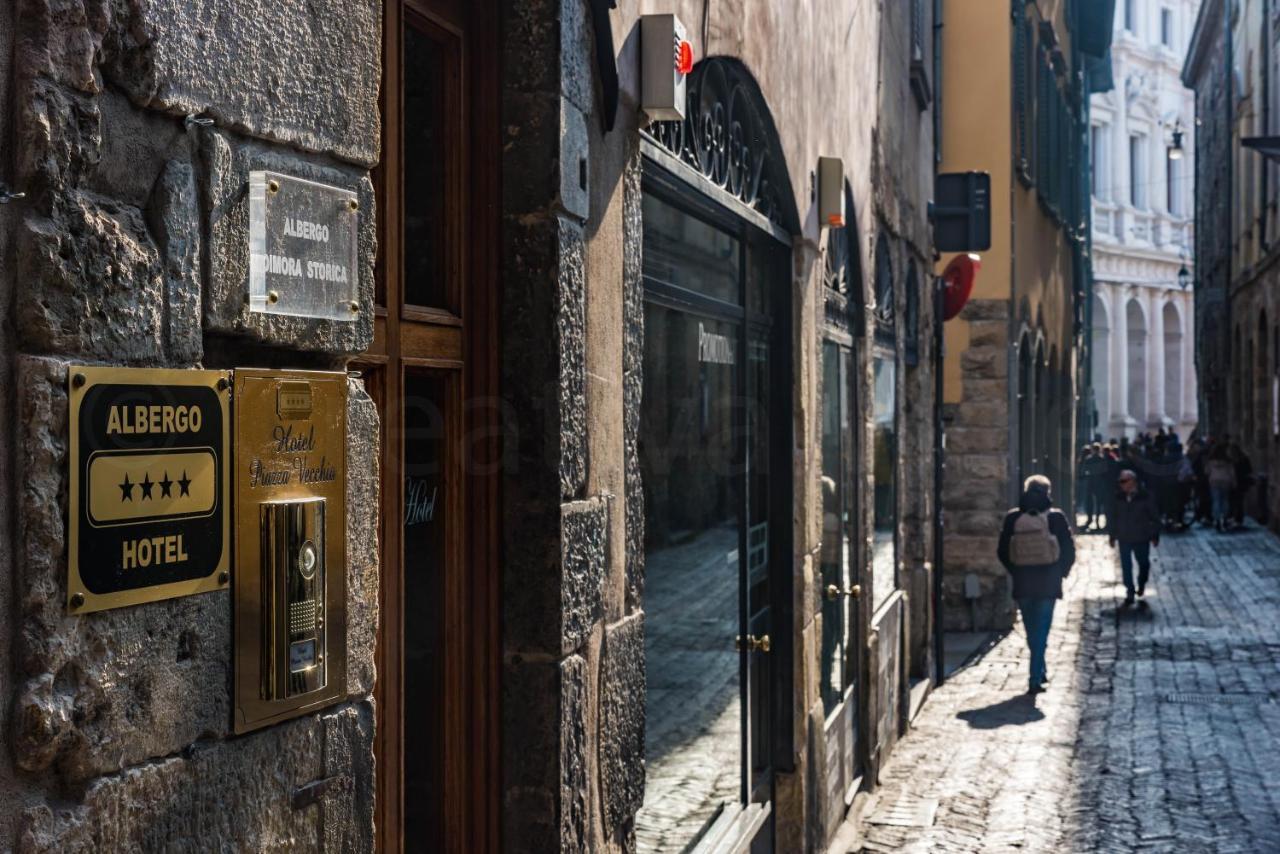 Hotel Piazza Vecchia Bergamo Bagian luar foto