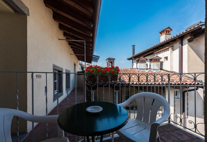 Hotel Piazza Vecchia Bergamo Bagian luar foto